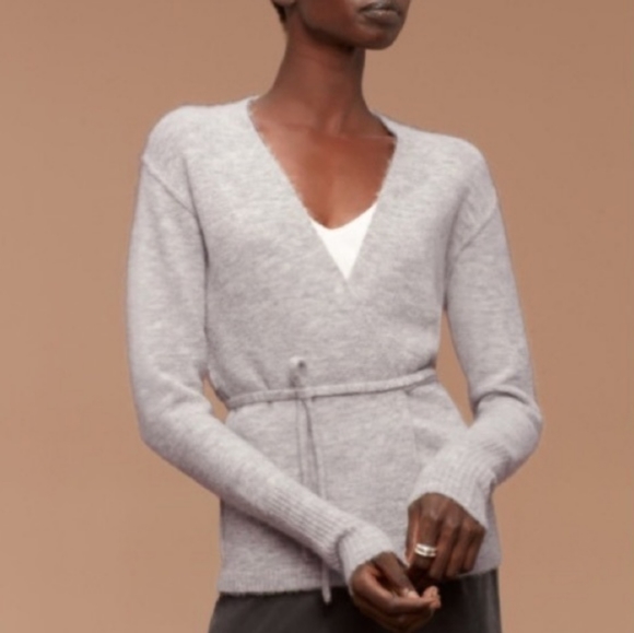 Aritzia Wilfred Free Gigi Wrap Sweater - Picture 1 of 8